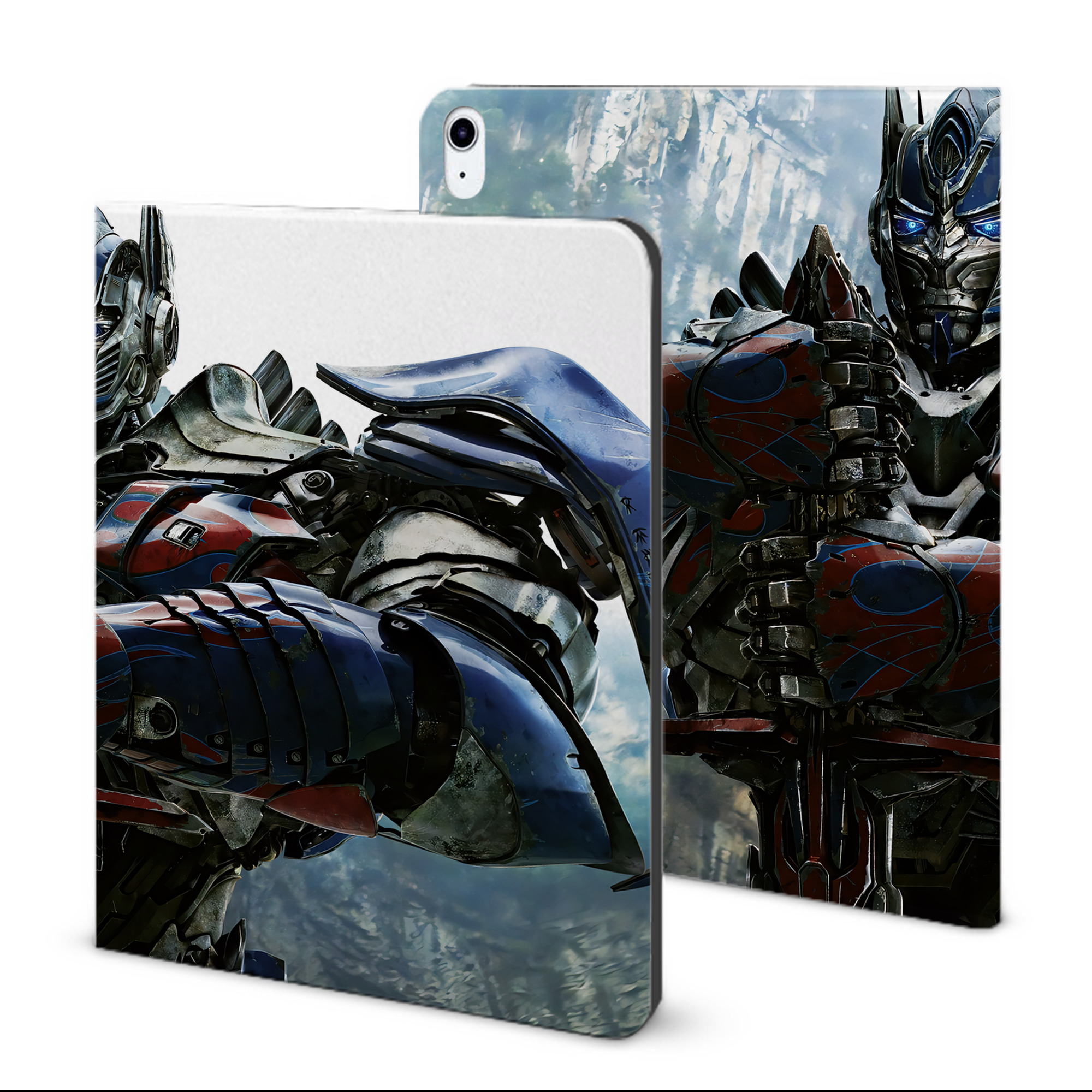 （画像用） Transformers トランスフォーマー IPad ケース ブック型 PUレザー TPU 耐衝撃 軽量 薄型 ペン収納なし 全面保護 IPad 各モデル対応